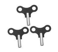 Uonlytech Lot de 3 Clés D'horloge 4,4 Mm en Métal, Outil de Remontage pour Horloges Murales et Coucou, Clé Robuste pour Usage Horloger Domestique