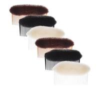 Uonlytech Lot de 3 Peignes Volumisateurs pour Chignon en Nylon et Ps, Outil Portable pour Donner Volume Naturel aux Cheveux des Femmes et Filles, pour Voyage et Usage Quotidien