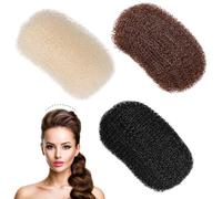 Uonlytech Lot de 3 pièces de base pour cheveux Bump It Up - En éponge - Pour coiffures de femme