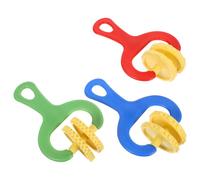 Uonlytech Lot de 3 Rouleaux à Texturer pour Pâte Polymère en Caoutchouc Outils de Modelage Légers pour Garçon et Filles Kit D’Activités Créatives et Manuelles Préscolaires Accessoires