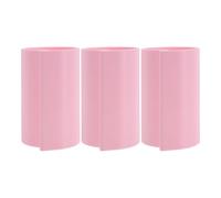Uonlytech Lot de 3 supports de rouleau de toile pour peinture strass, support fixe anti-roulement, accessoires d'art pour peinture strass, impression 3D, rose
