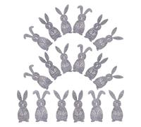 Uonlytech Lot de 36 Porte-Monnaie Lapin pour Pâques 3 Styles 12 Pièces Chacun, Décoration de Table pour Fête Pascale, Petit Porte-Billets Pratique pour Présents et Rangement de Monnaie