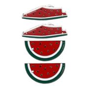 Uonlytech Lot de 4 Broches Pastèque en Émail, Motifs Fruits, Accessoires Mode Palestiniens, Épingles à Châle et Col, Décoration Vêtement Colorée, Petite Taille, pour Fête et Quotidien
