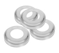 Uonlytech Lot de 4 Protections en Acier Inoxydable 304 pour Main Courante D’Échelle de Piscine Enterrée Plaques de Recouvrement Épaisses 51X102X05 MM Pièces Détachées pour Échelle de