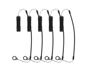 Uonlytech Lot de 5 Cordons Élastiques Rétractables pour Stylet Tablette en Abs et Silicone, pour Bureaux et Espaces de Réunion, Optimisation de l'espace et Interaction Multi-utilisateurs