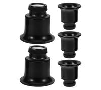 Uonlytech Lot de 5 loupes d'horloger Haute définition 20x, Microscope de précision, tête, Outil Mains pour la réparation de Bijoux et d'horloges
