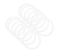 Uonlytech Lot de 50 Anneaux Attrape-rêves en Plastique pour Macramé, pour Loisirs Créatifs, Couronnes, Projets Artistiques