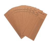 Uonlytech Lot De 50 Marque-pages En Papier Pour De Lecture : Fiche De Bibliothèque, De Livres, Outil D'écriture Et De Lecture Pour De Littérature Avec Trou