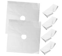 Uonlytech Lot De 6 Revêtements Réutilisables Pour Plaque De Cuisson à Gaz En Fibre De Verre Ptfe, Protecteur Résistant à La Chaleur Jusqu’à 260 °c, Compatible La Cuisine Domestique Et Professionnelle