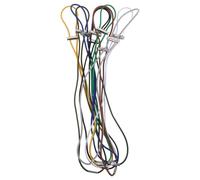 Uonlytech Lot de 9 élastiques réglables pour poubelle, cordons extensibles pour bac à litière, idéaux pour la cuisine, les pique-niques et les fêtes.