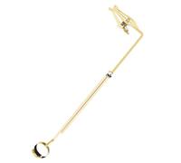 Uonlytech Lyre pour Flûte Traversière Couleur Or Élégante Clip Sécurisé Portable en Fer Accessoire Pratique pour Répétitions et Concerts en Live