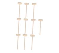 Uonlytech Maillets en Bois pour Garçon Et Filles 1 Numéro, Mini-maillets De Craquage Taille Compacte, Jouets Marteaux en Bois Naturel, Adaptés Aux Jeux Éducatifs Motricité, Lot de 20 Pièces