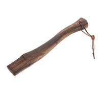 Uonlytech Manche de Hachette en Bois Court Incurvé, Remplacement Robuste pour Hachette, Manche de Rechange en Bois Naturel, Adapté aux Outils de Jardinage et Camping, Poignée Ergonomique