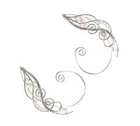Uonlytech Manchettes D'oreilles Elfes sans Perçage Vintage, Métal Alliage Léger, Clips Confortables, Accessoires Femme, Usage Quotidien et Cosplay, Taille Unique Élégante