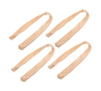 Uonlytech Manchons De Chaîne Pour Lustre En Tissu Anti-rouille, Housses Décoratives Beige Clair 0,6 M, Protection Solide Suspendre De Lampe, Lot De 4 Pièces, Accessoire Diy Pour Éclairage Intérieur