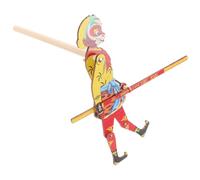 Uonlytech Marionnette Ombre Traditionnelle Chinoise Bois Monkey King Artisanal Résistant pour Coordination Main-Cerveau Décoration Festive et Divertissement Familial