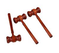 Uonlytech Marteau en Bois pour Garçon et Filles Jouet Role Play de Juge Accessoire Multifuntionnel Jouet pour Bébé pour Fête d'anniversaire