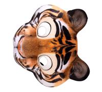 Uonlytech Masque Demi-visage Tigre EVA Confortable pour Déguisement Carnaval Festivals et Fêtes Costumées Hommes et Femmes
