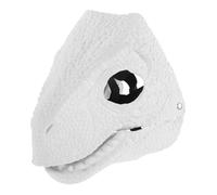 Uonlytech Masque Dinosaure Mâchoire Mobile pour Halloween Déguisement Animal Réaliste avec Sangles Ajustables Accessoire de Fête et Cosplay pour Adultes