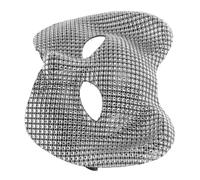 Uonlytech Masque Léopard Demi-visage Réutilisable pour Carnaval Mascarade Cosplay Animal Réaliste Facile à Porter