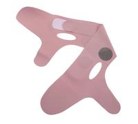 Uonlytech Masque Liftant en V Réutilisable pour Visage Plus Mince, Sangle de Mâchoire Rouge Fuchsia, Bande Faciale Sculptante Anti-relâchement, Ceinture de Soin Peau pour Visage et Cou,