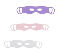 Uonlytech Masque Yeux en Silicone Lavable 3 Pièces Multifonction Masseurs de Points de Pression, Masque Double Face Ergonomique pour Massage Oculaire à Domicile, Fatigue et Poches Yeux