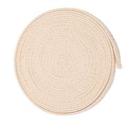 Uonlytech Mèche Plate Large en Coton Pur 2 CM X 6 M pour Lampe à Huile et Lanterne à Pétrole Accessoire Compatible pour Éclairage Intérieur et Extérieur Mèche à Huile Paraffine Tricotée