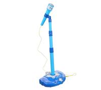 Uonlytech Microphone Garçon Fille Éducatif Karaoké Chant pour Garçon Fille Bleu sans Pile Sûr