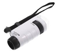 Uonlytech Microscope Portable Monoculaire pour Garçon Fille Jouet de Laboratoire Éducatif Loupe Observation Scientifique Léger et Compact