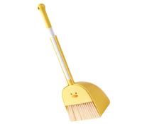 Uonlytech Mini Balai et Pelle à Poussière pour Garçon Fille Ensemble de Ménage Ludique Jaune Balayette et Sûre pour Apprentissage et Activités Parent-garçon Fille