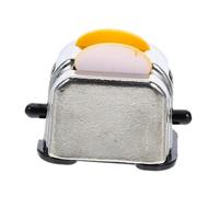 Uonlytech Mini Grille-Pain Miniature en Alliage De Zinc, Modèle Machine à Pain avec Deux Pains, Ornements Décoratifs pour Collectionneurs, Accessoires Micro-décorations pour Maison De Poupée