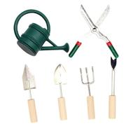 Uonlytech Miniature Outils de Jardin et Kit Jardinier Miniature pour Accessoire Maison de Poupée Ensemble Décoratif pour Scène de Jeu et Collection