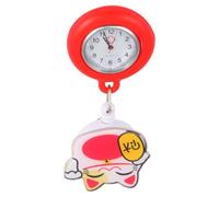 Uonlytech Montre d'Infirmière Télescopique en Acier Inoxydable Clip Silicone pour Médecins et Infirmières Utilisation en Milieu Médical