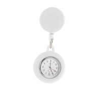 Uonlytech Montre Infirmière Rétractable avec Clip Design Ergonomique et Cadran Large Montre de Poche Portable pour Soignants et Infirmiers Silicone Facile à Lire et Utiliser