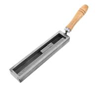 Uonlytech Moule à Fonte avec Rainure Huile Précise pour Fusion Métaux Or Cuivre Manche Bois Ergonomique Outil de Bijouterie Européen