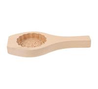 Uonlytech Moule à Gâteau de Lune en Bois 1 Pièce Motif Floral Fait Main, Ustensile Cuisine pour Pâtisserie Diy, Outil de Cuisson Réutilisable pour Préparation de Mooncakes Traditionnels