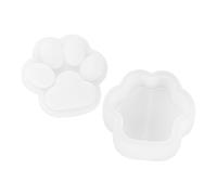 Uonlytech Moule Silicone Forme Patte Chat pour Rangement Petit Objet Boîte Époxy DIY Boîte de Stockage Originale pour Bricolage et Organisation