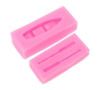 Uonlytech Moules En Silicone Pour Pâtisserie Et Argile De Bateau Et Rameau, 2 Pièces, Silicone Alimentaire, Résistants à La Chaleur, Pour Cuisson Et Décoration Créative