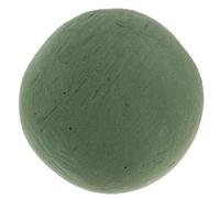 Uonlytech Mousse pour Fleurs Sphérique 15 Cm, Boule de Mousse Verte pour Loisirs Créatifs, Base de Composition Florale pour Mariage et Art Floral
