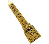 Uonlytech Obélisque Égyptien avec Figurine De Hiéroglyphes Figurine De Tour De Pilier D'obélisques De Repère De L'egypte Ancienne De Tour De Bureau