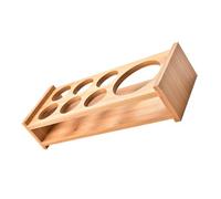 Uonlytech Organisateur Bambou pour Verres à Whisky et Cocktails Support de Rangement Stable pour Tasses à Vin Présentoir Maison Bar Cuisine