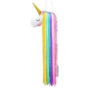 Uonlytech Organisateur de Bandeau Licorne et Porte-Épingles à Cheveux Décoratif pour Filles Support Mural Suspendu pour Accessoires de Coiffure Garçon et Filles