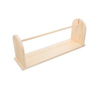 Uonlytech Organisateur de Bureau en Bois pour Rubans Bobine Rotative Stable, pour Loisirs Créatifs et Couture, Espace de Travail Bien Rangé