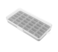 Uonlytech Organisateur de Canette Transparent Étui de Rangement Durable pour Bobines de Couture Boîte à Couture Compacte avec Fermeture Sécurisée pour Stockage Optimisé