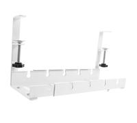 Uonlytech Organiseur De Câbles sous Bureau Rangement Pratique pour Fils Et Adaptateurs Support De Gestion des Câbles pour Espace De Travail Ordonné