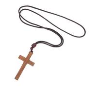 Uonlytech Ornement Suspendu Pour Voiture Croix Avec Cordon Pendentif Jésus Collier Religieux Chrétien Pour Rétroviseur