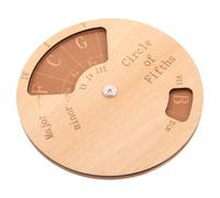 Uonlytech Outil D'apprentissage Musical en Bois Entraîneur D'accords Portable pour Guitare et Piano Cercle pour Pratique Personnelle et Enseignement en Groupe
