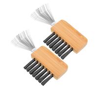 Uonlytech Outil de Nettoyage pour Brosses à Cheveux 2 Pièces, Outil Compact pour Peignes et Supports à Fleurs, Nettoyage des Poils pour Salle de Bain et Coiffure, Usage Domestique