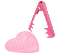 Uonlytech Outil pour Enlever Épines et Feuilles de Rosiers, Kit 2 Pièces Arrache-épines Cœur Plastique Rose 12 Cm Pince en Fer Rose 14 Cm, Accessoire Jardinage pour Fleuristes et Amateurs,