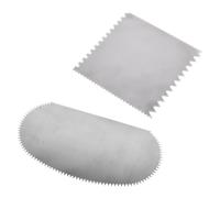 Uonlytech Outils De Sculpture En Acier Inoxydable 2 Pièces Grattoirs Dentelés Pour Argile Modelage Poterie Artisanat Bricolage 3.94X2.01X0.04 Pouces